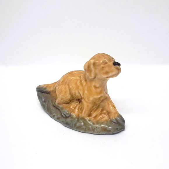 Vintage Wade Whimsies Red Rose Tea Figurines Lemur Hippo Puppy Dog Lot x4 - Picture 13 of 16